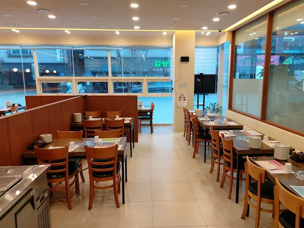 서구 평양옥 내부 인테리어