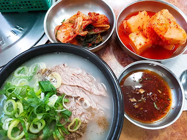 종로구 이문설농탕 대표 음식