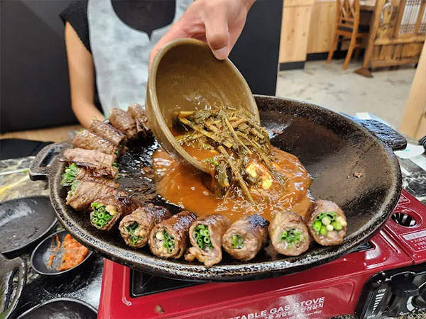 원주시 산정집 대표 음식