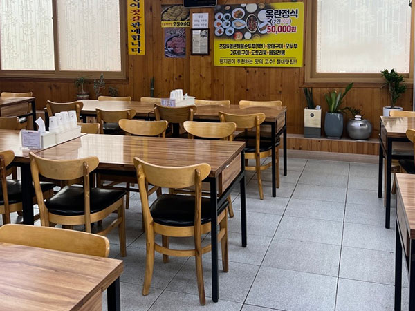 속초시 최옥란할머니 순두부 내부 인테리어