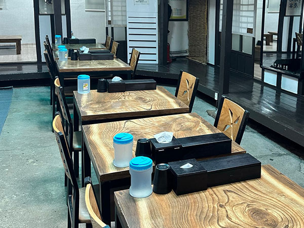 강릉시 벌집칼국수 내부 인테리어