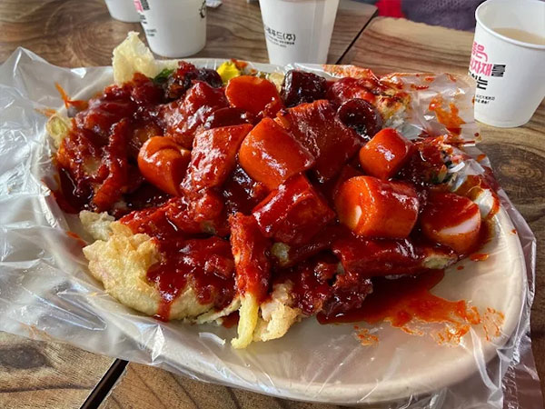 강릉시 여고시절 카레떡볶이 대표 음식