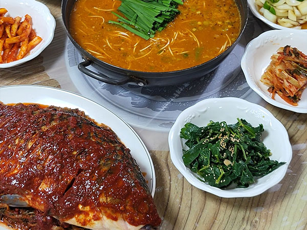 진천군 초롱가든 대표 음식