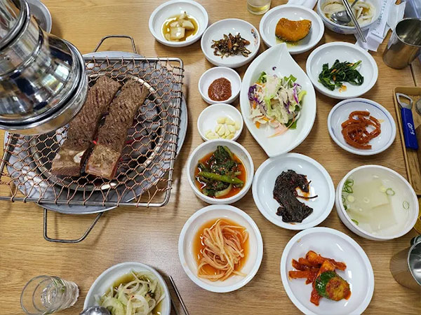 아산시 현대갈비 대표 음식
