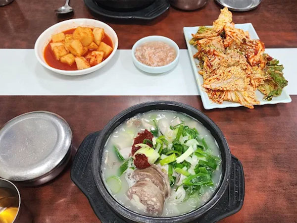 논산시 금천왕순대 대표 음식