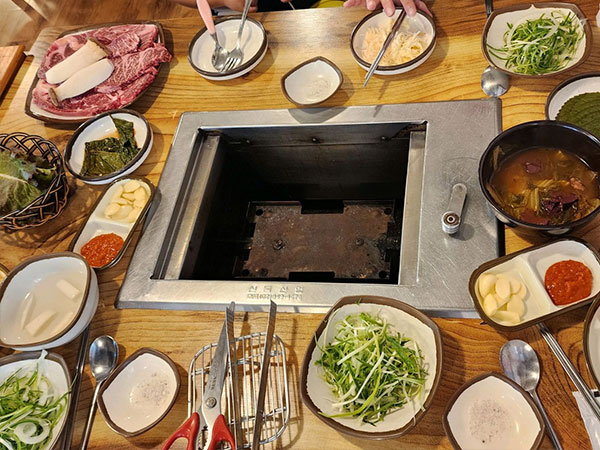 금산군 평양할머니집 대표 음식