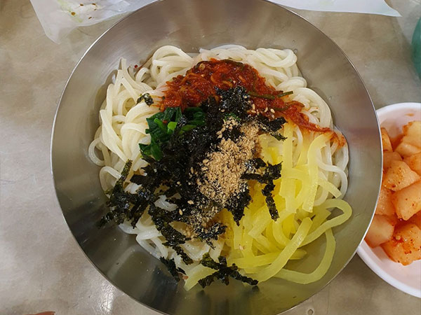 금정구 구포촌국수 대표 음식