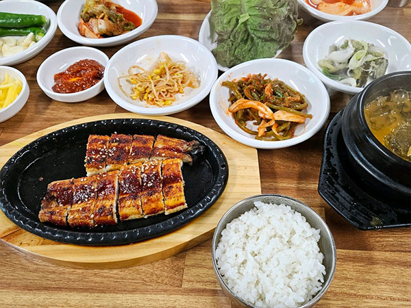 장성군 용강식당 대표 음식