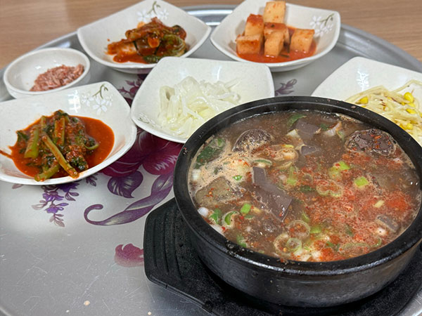 담양군 청운식당 대표 음식