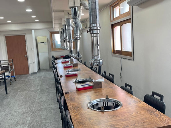 광양시 대한식당 내부 인테리어