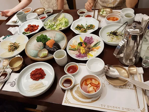 중구 금광한정식 대표 음식