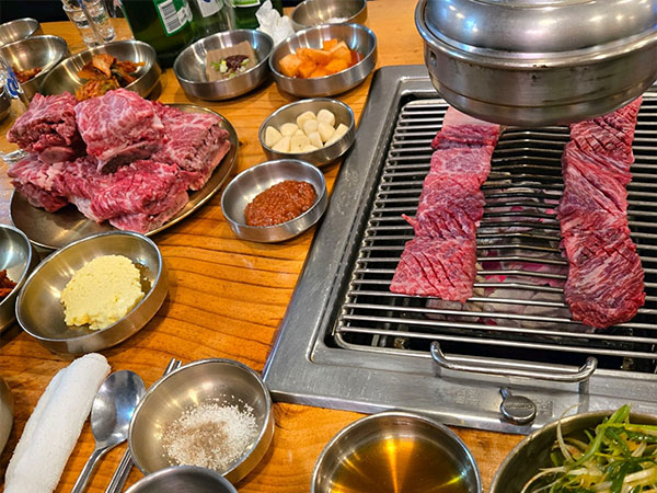 군산시 명월갈비 대표 음식