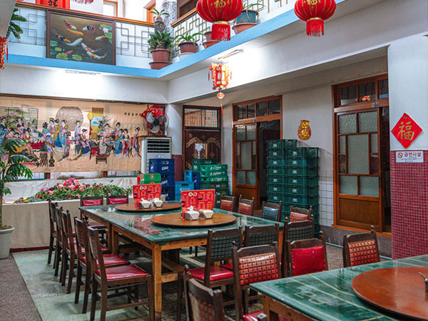 군산시 빈해원 내부 인테리어