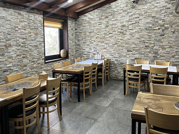 익산시 백제가든 내부 인테리어