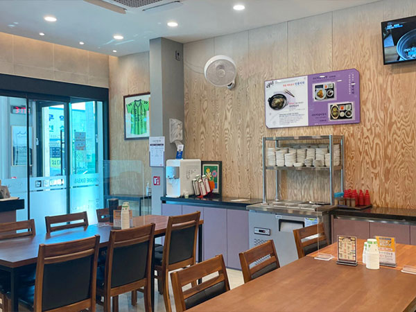 정읍시 신가네정읍국밥 내부 인테리어