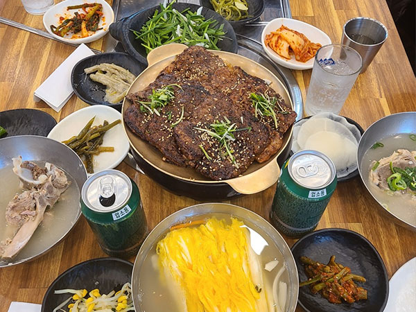 광산구 송극떡갈비 대표 음식