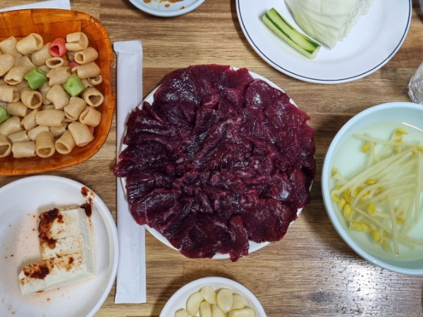 중구 왕거미식당 대표 음식