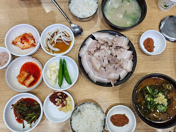 중구 마산식당 대표 음식