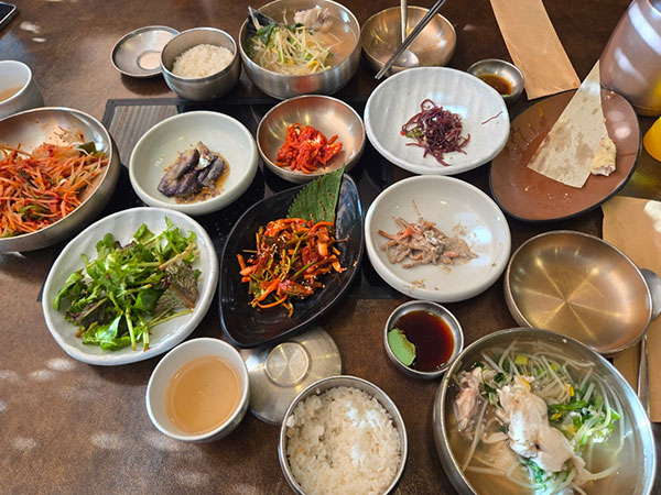 동구 해금강 대표 음식