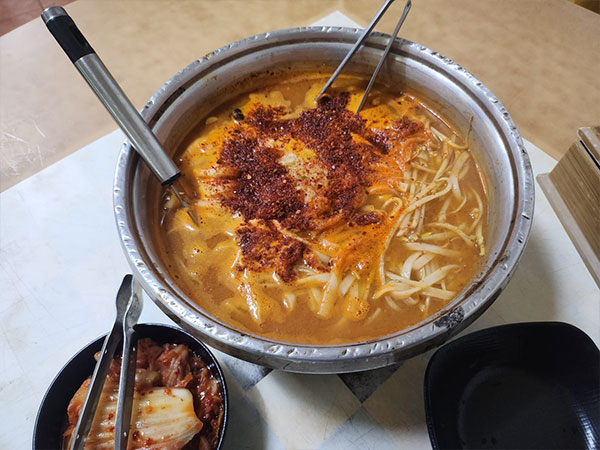 포항시 남구 까꾸네모리국수 대표 음식