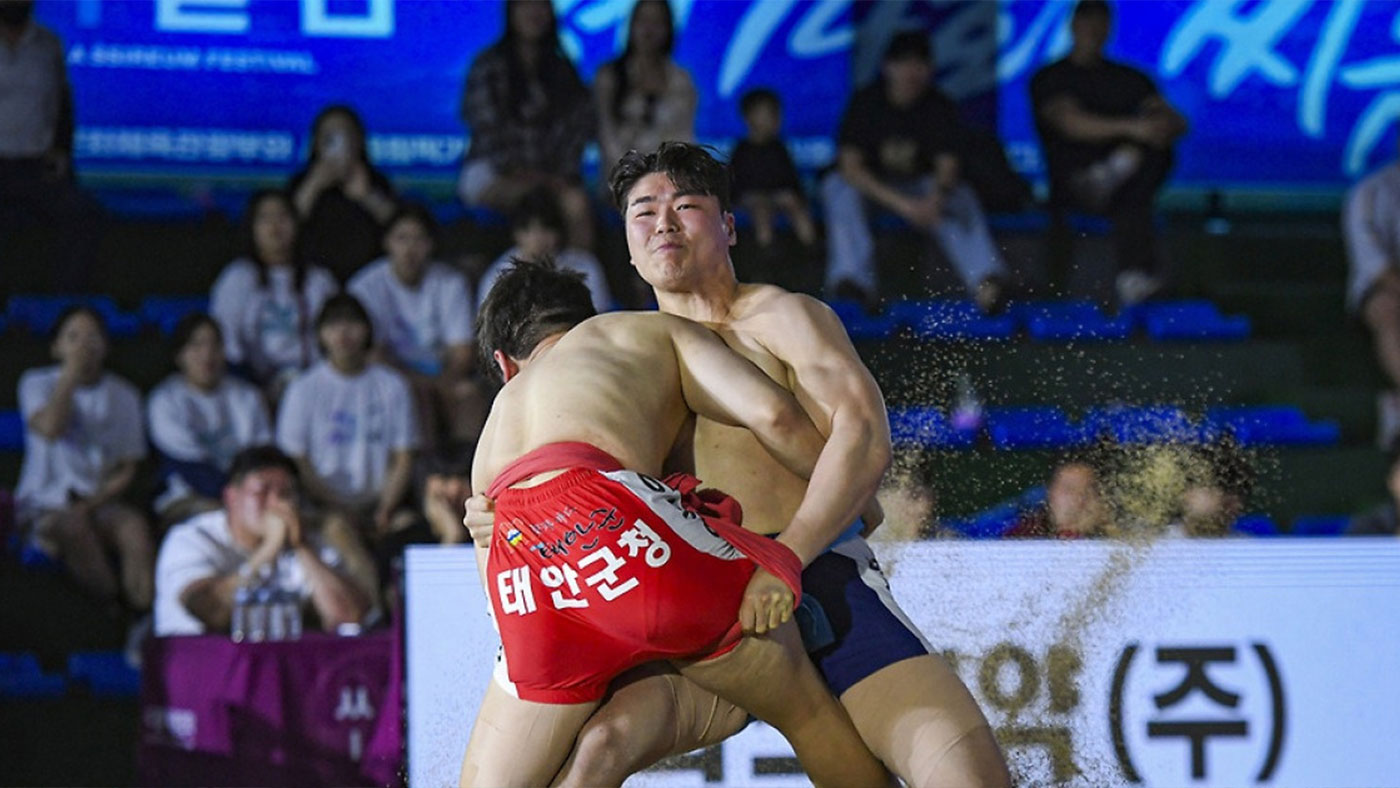 씨름: 국가무형문화재 제131호