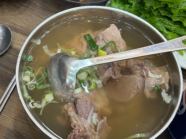 형제송정떡갈비 본점 뼈국