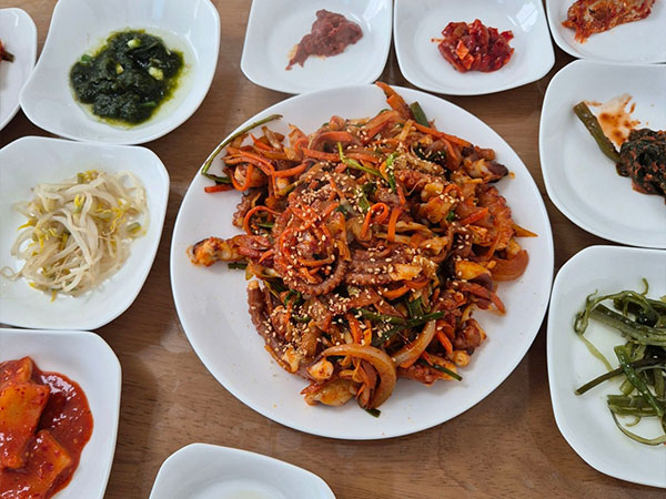 독천식당 낙지볶음