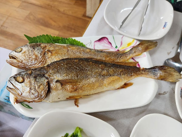 옥천횟집 밑반찬