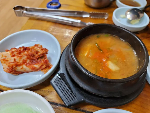 낙산가든 된장찌개